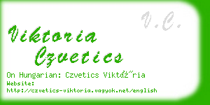 viktoria czvetics business card